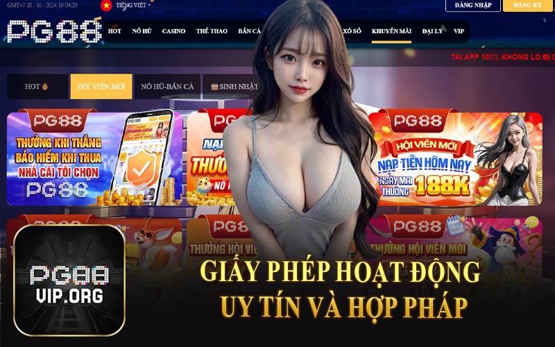 Giấy Phép Hoạt Động Uy Tín Và Hợp Pháp